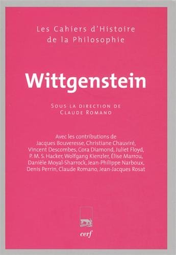 Couverture Cahier Wittgenstein