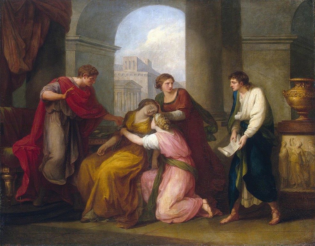 Angelica Kauffmann, Virgile lisant l'Enéide à Auguste et Octavie