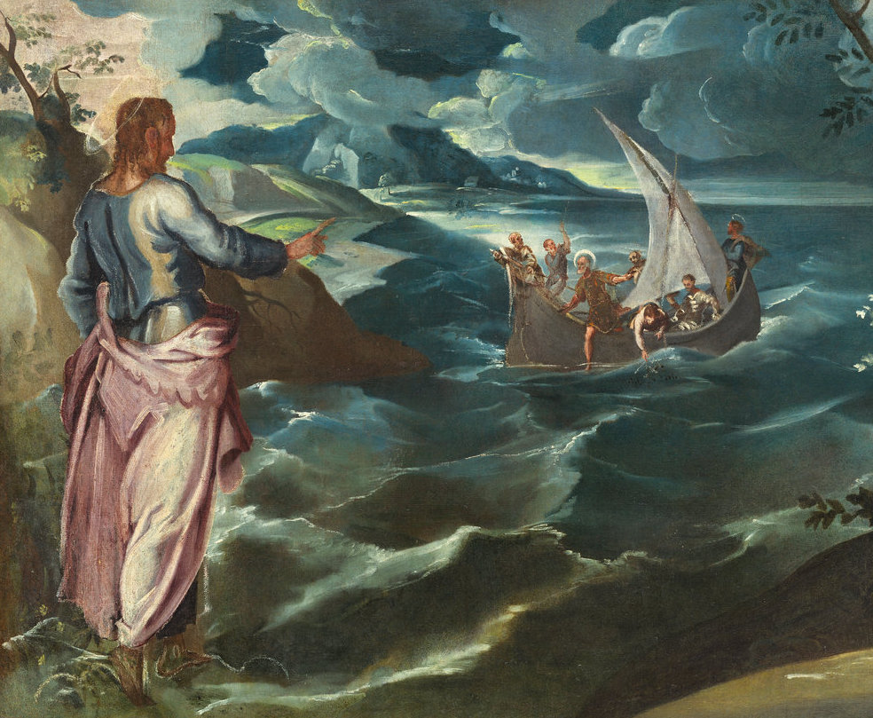 Tintoret, le Christ sur les eaux de Galilée.jpg